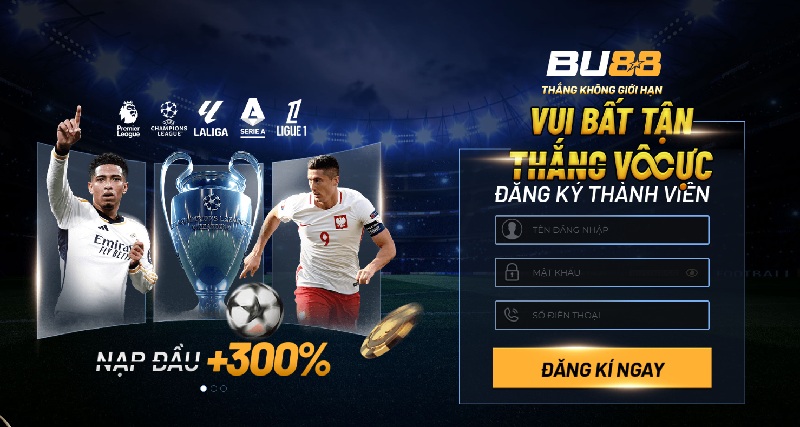 Giao diện đăng ký Bu88