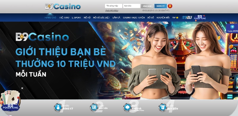 Giao diện B9casino