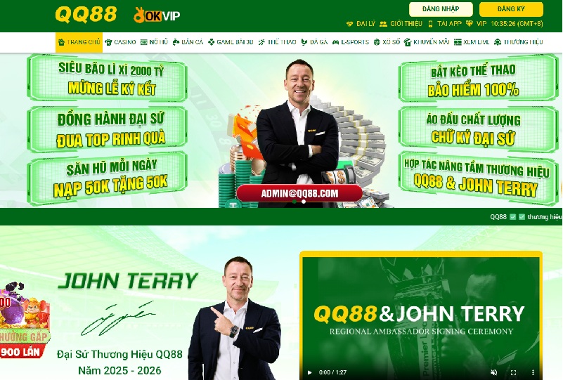 Giao diện qq88