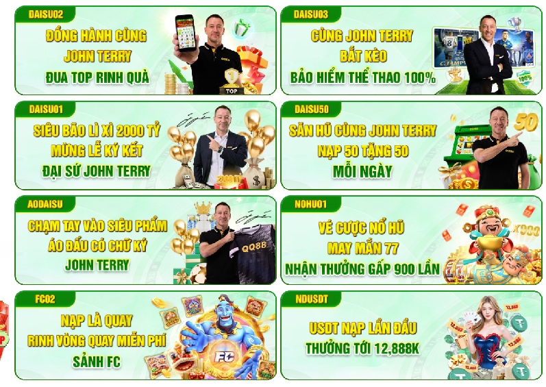 Khuyến mại tại QQ88