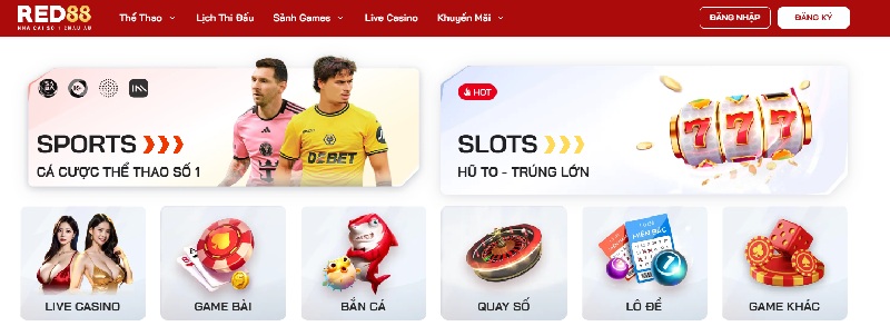 Giao diện RED88