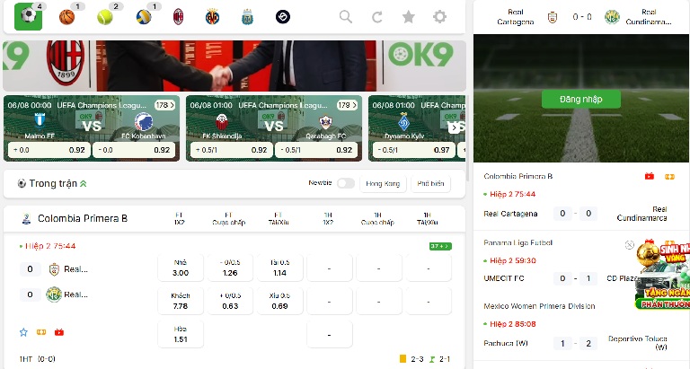 Giao Diện OK9