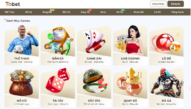 Giao diện Tabet