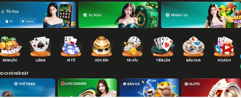 Giao diện VIC88